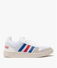 GEMO Tennis femme tricolores à lacets – Adidas Hoops 2.0 Bleu