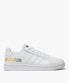 GEMO Tennis femme unies à lacets – Adidas Grand Court K blanc standard