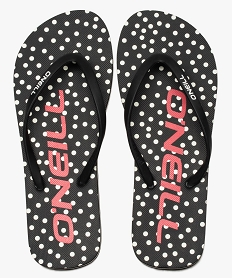 GEMO Tongs femme à semelle imprimée – O’Neill noir vif