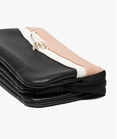 portefeuille femme compact et souple noirB463201_3