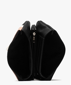 portefeuille femme compact et souple noirB463201_4