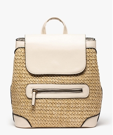 GEMO Sac à dos femme bimatière Beige