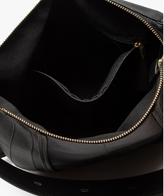 sac femme avec large bandouliere perforee noir sacs a mainB471701_3