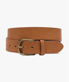 GEMO Ceinture femme brodée style bohème Brun