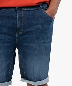 bermuda homme en jean gris shorts en jeanB477901_2