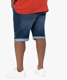 bermuda homme en jean gris shorts en jeanB477901_3