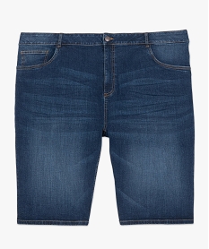 bermuda homme en jean gris shorts en jeanB477901_4