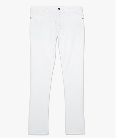 pantalon homme 5 poches coupe straight blancB480501_4