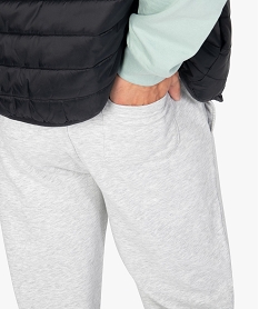 pantalon de jogging homme contenant du coton bio gris pantalonsB487601_2