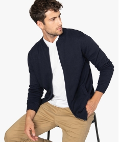 GEMO Tee-shirt homme à manches courtes et col V blanc vif