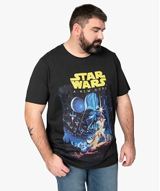 GEMO Tee-shirt homme avec motif XXL – Star Wars Gris