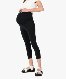 leggings de grossesse coupe courte longueur mollet noirB503701_1