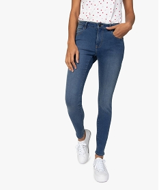 jean femme coupe skinny taille normale grisB509301_1