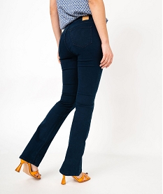 GEMO Jean femme coupe Bootcut taille normale Bleu