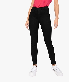 GEMO Jegging femme uni taille normale Noir