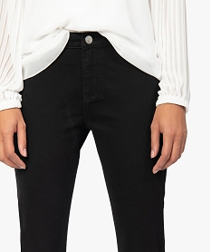 pantalon femme facon jean coupe slim noirB515401_2