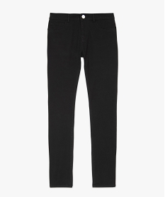 pantalon femme facon jean coupe slim noirB515401_4