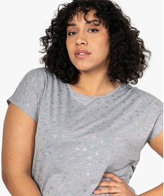 tee-shirt femme grande taille a manches courtes a motifs imprimeB546301_2