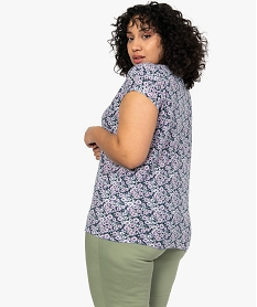 tee-shirt femme grande taille a manches courtes a motifs imprimeB546501_3