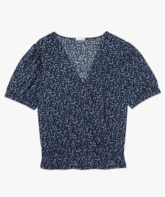 tee-shirt femme avec decollete cache-cour - lulucastagnette imprime t-shirts manches courtesB551801_4