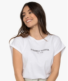 tee-shirt femme ample aux emmanchures xxl blanc debardeursB558801_2