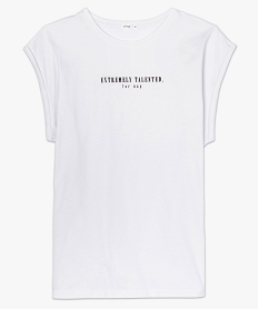tee-shirt femme ample aux emmanchures xxl blanc debardeursB558801_4