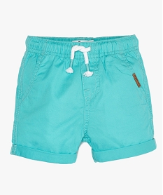 GEMO Bermuda en toile à taille élastiquée bébé garçon 1214