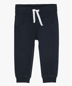 GEMO Pantalon de jogging bébé uni noir standard