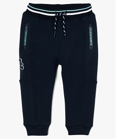 GEMO Pantalon de jogging bébé garçon – Lulu Castagnette Bleu