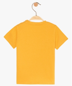 tee-shirt bebe garcon a manches courtes avec motif orangeB577401_3