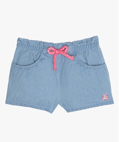 GEMO Short bébé fille en chambray – LuluCastagnette Gris