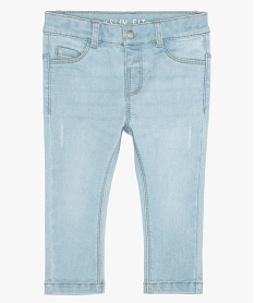 GEMO Jean coupe slim bébé fille blanc chine
