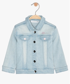 veste bebe fille en jean delave - lulu castagnette grisB587201_1