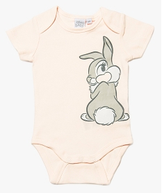 body bebe fille avec motifs animaux - disney baby roseB607401_1