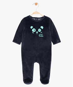 GEMO Pyjama bébé garçon avec motif panda Vert