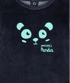 pyjama bebe garcon avec motif panda vertB608201_2