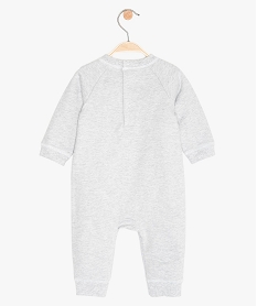 pyjama bebe sans pieds en jersey grisB608801_2