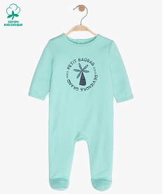 pyjama bebe garcon avec motif baobab bleuB609001_1