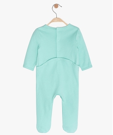 pyjama bebe garcon avec motif baobab bleuB609001_3