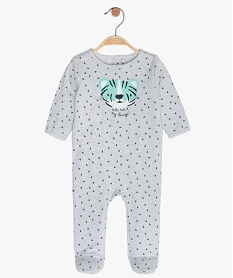 GEMO Pyjama bébé en jersey à motif tigre Multicolore