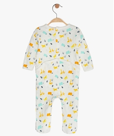 pyjama bebe en jersey motif animaux multicolores multicoloreB609601_3