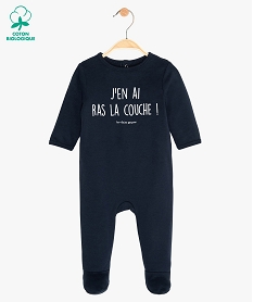 GEMO Pyjama bébé garçon à message humoristique - GEMO x Les Vilaines filles Bleu