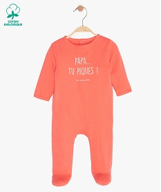 pyjama bebe fille a message humoristique - gemo x les vilaines filles roseB610301_1