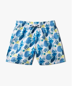 short de bain garcon a motifs marins brunB619301_1