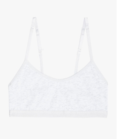 GEMO Brassière fille à fines bretelles multipositions gris standard