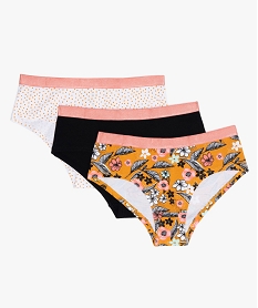 GEMO Shorties fille assortis (lot de 3) Multicolore