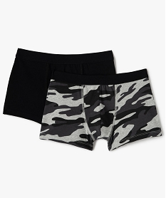 boxer a motif camouflage garcon (lot de 2) kaki standardB624901_3