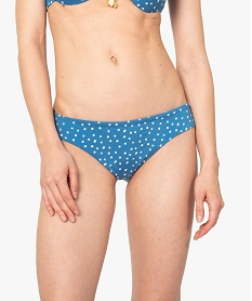 bas de maillot de bain femme forme shorty a pois imprime bas de maillots de bainB635901_1