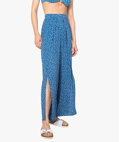 GEMO Pantalon de plage femme ouvert sur l’avant Imprimé