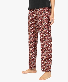 GEMO Pantalon de pyjama femme imprimé Imprimé